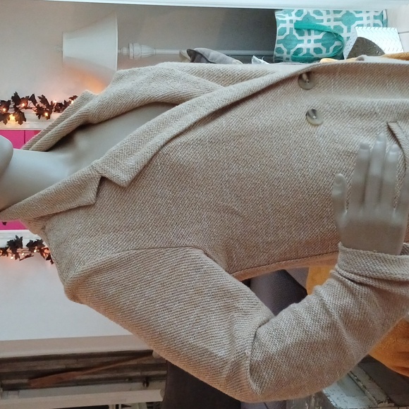 Sanctuary Carleton double breasted Fall coat beige S - Picture 5 of 16